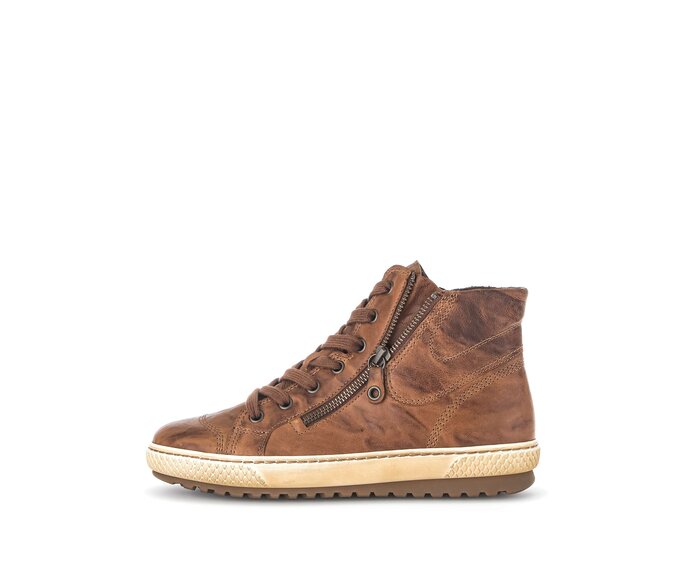 Gabor Sneaker High Braun - Glattleder  Gabor Sneaker High Braun - Glattleder